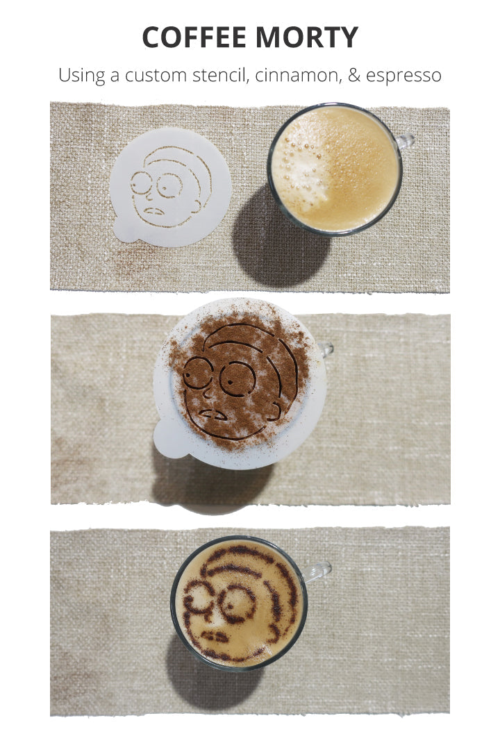 Custom Coffee Stencils